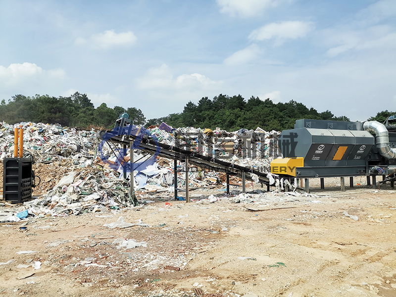 填埋垃圾分揀生產線